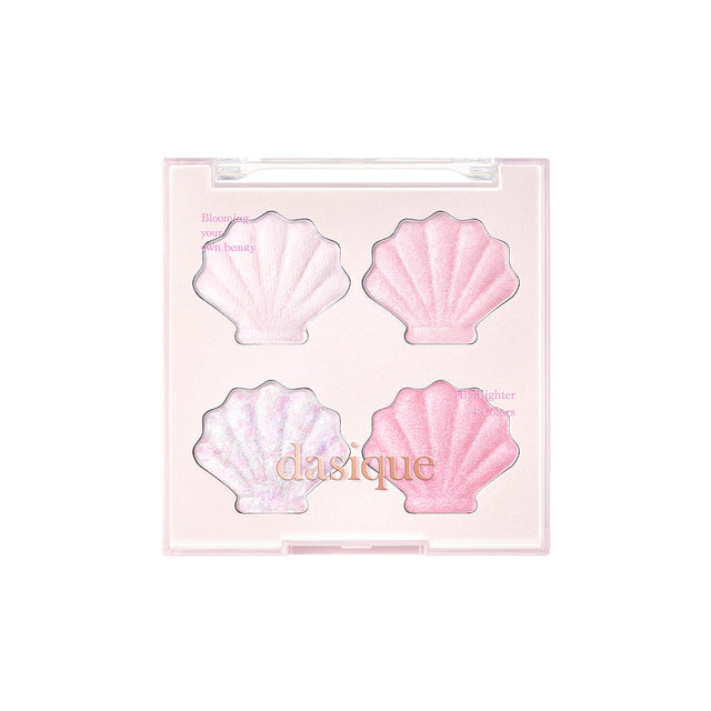 Dasique Shine Glowy Highlighter Palette  01 Twinkle Mermaid