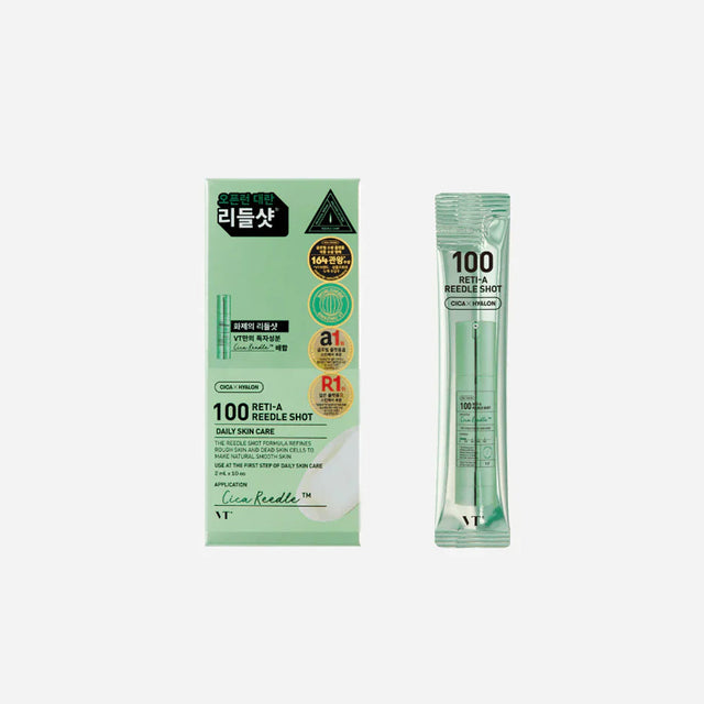 VT Cosmetics Vt 100 Reti-A Reedle Shot Stick Pouch (10Ea)