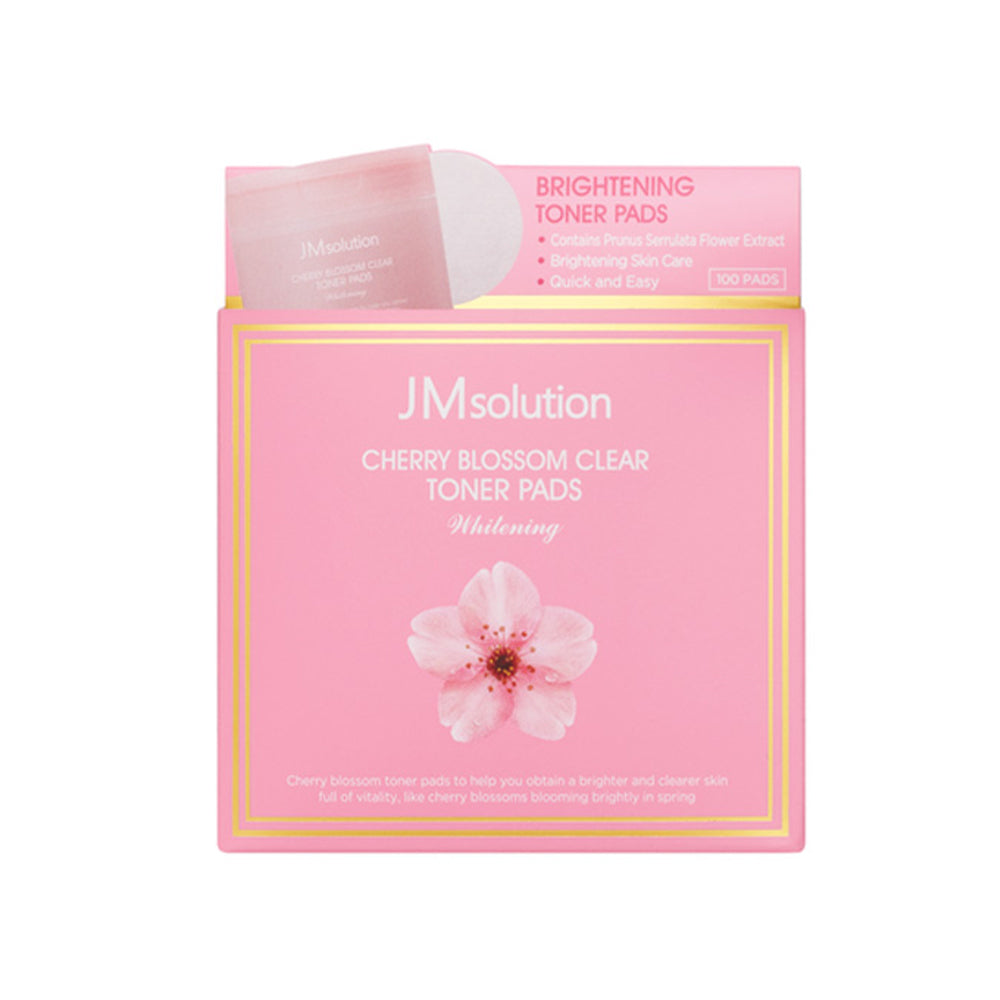 JMsolution Cherry Blossom Clear Toner Pad - 100Pc