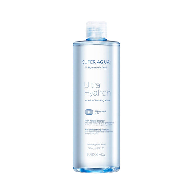 Missha Super Aqua Ultra Hyalron Micellar Cleansing Water 500 ml / 16.90 fl. oz.