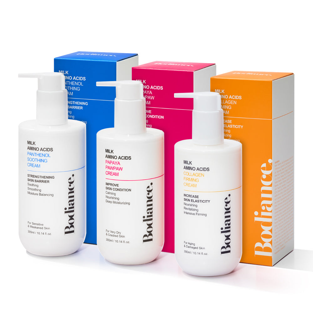Bodiance Milk Amino Acids Panthenol Soothing Cream, 300ml