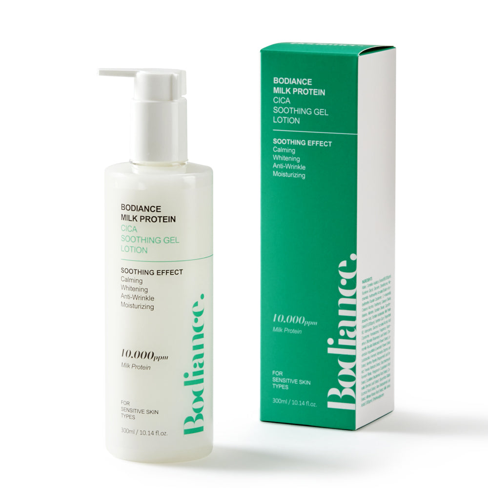 Bodiance Milk Protein Cica Soothing Gel Lotion, 300ml