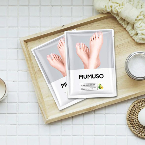 Mumuso Avocado Niacinamide Moisturizing Foot Mask - 35g/3pairs