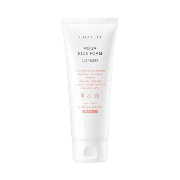 S.Nature Aqua Rice Foam Cleanser 160ml