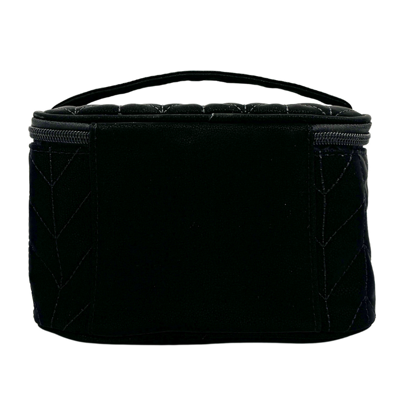 Mumuso Herringbone Cosmetic Case - Black