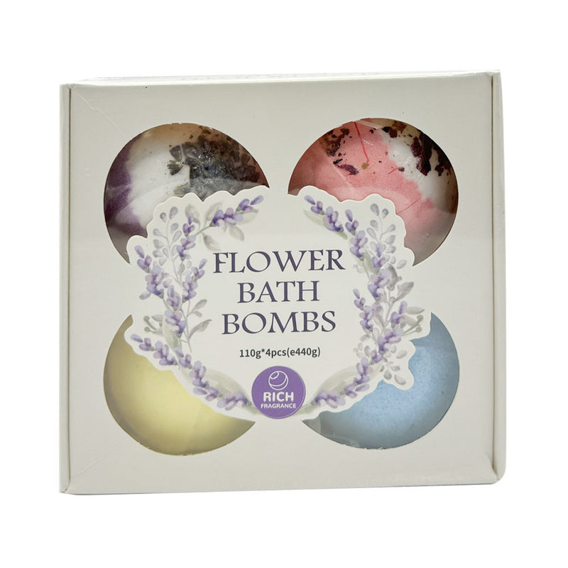 Mumuso Flower Bath Ball, 4pcs