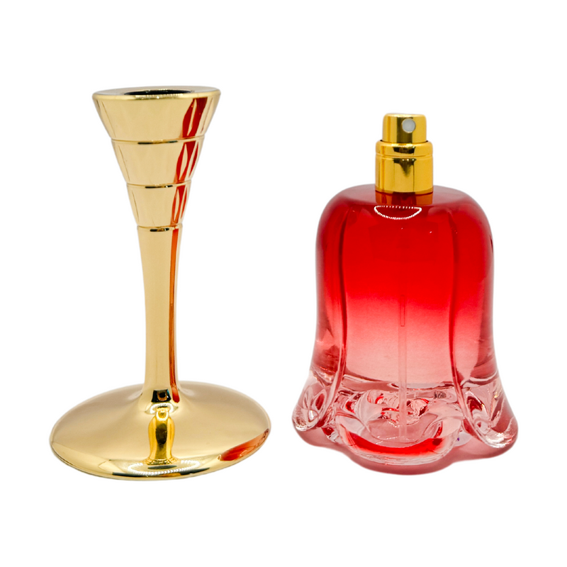 Mumuso Rose-Shaped Women's Perfume - Crimson Love