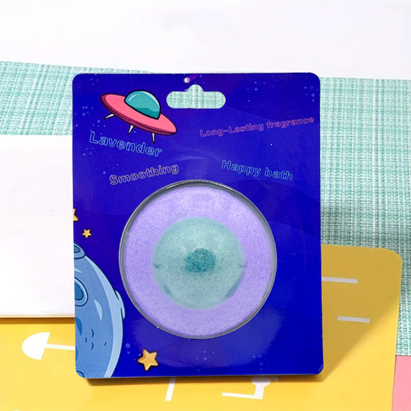 Mumuso UFO Shaped Bath Bomb - Lavender (100g)