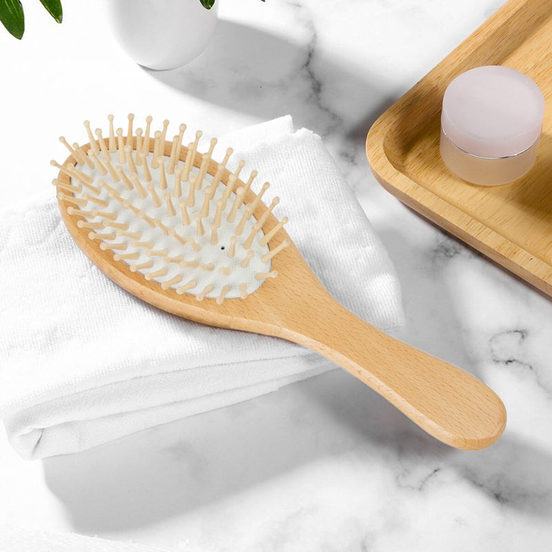 Mumuso Oval Hair Brush - Beech