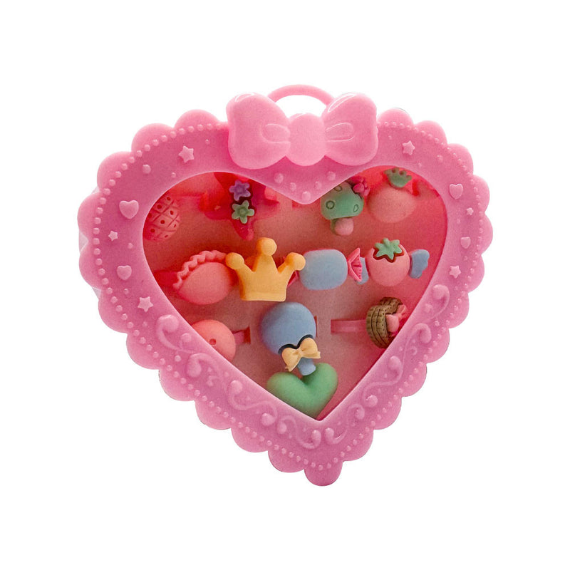 Mumuso Heart Shaped Jewelry Box - Small