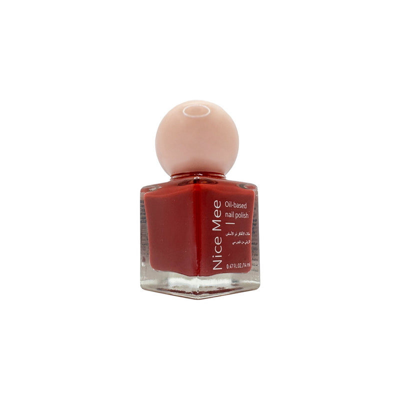 Mumuso Nice Mee Oil-Based Nail Polish, Garnet