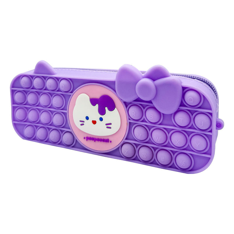 Mumuso Stress Relief Pencil Case - Cute Cat