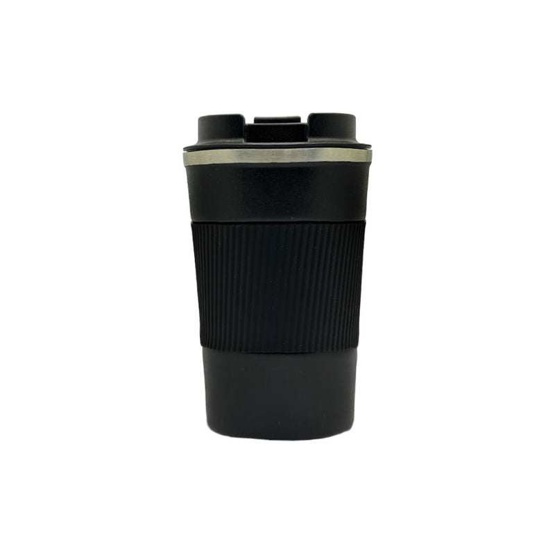 Mumuso Portable Insulated Coffee Tumbler - Black (380ml)