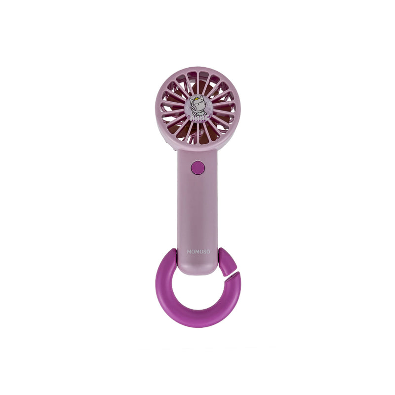 Mumuso Anne Handheld Fan with Carabiner