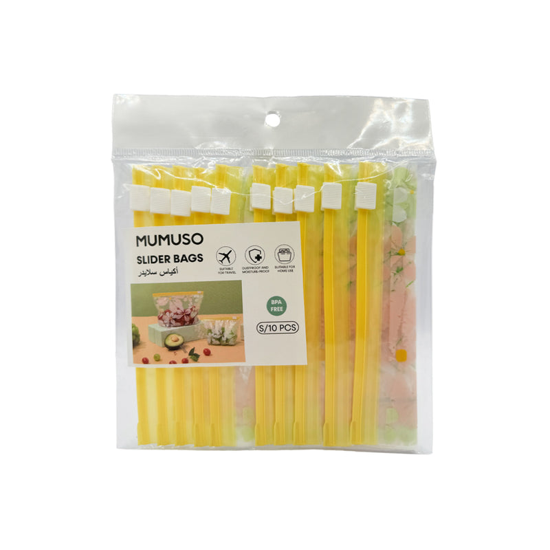 Mumuso Slider Bags, Small - 10pcs