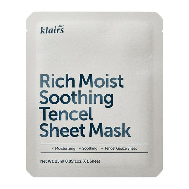 Dear Klairs Rich Moist Soothing Tencel Sheet Mask 25 ml