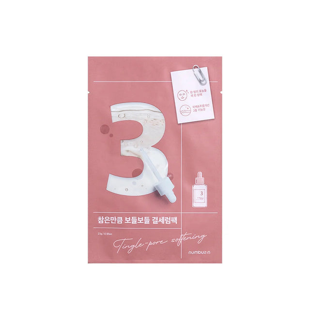 numbuzin No.3 Tingle-Pore Softening Sheet Mask