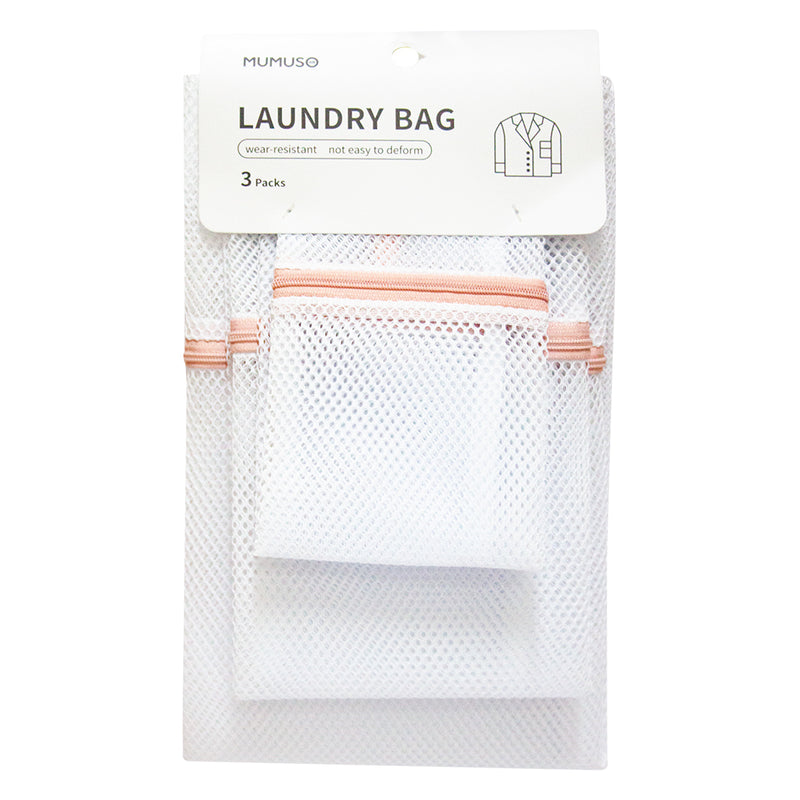 Mumuso Laundry Bag Set 3 Pieces Per Pack Large - White