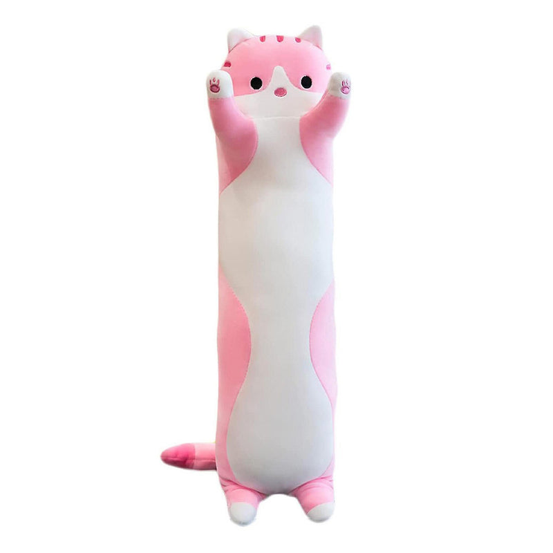 Mumuso Cute Cat Pillow Lying Doll - Pink (70cm)