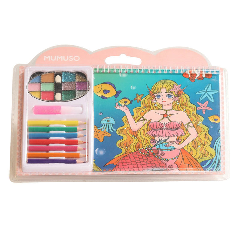 Mumuso Pretty Girls Coloring Book Kit